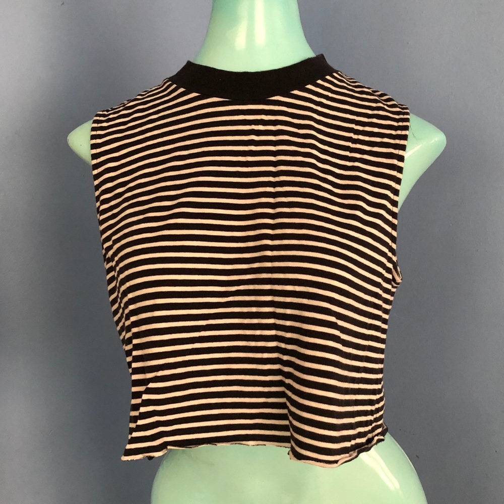 Everlane High Neck Cropped Tank